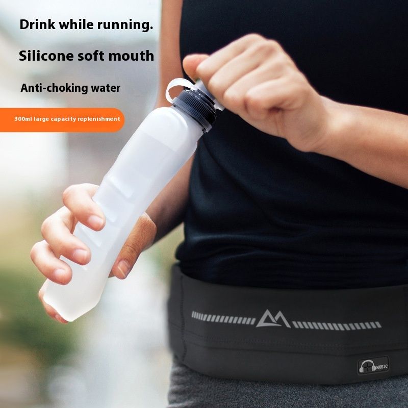 Bouteille d'eau multifonctionnelle de 280 ml pour le sport, la course à pied, le cyclisme, le trail, le marathon, la randonnée, grande capacité, 280 ml_voghion.com