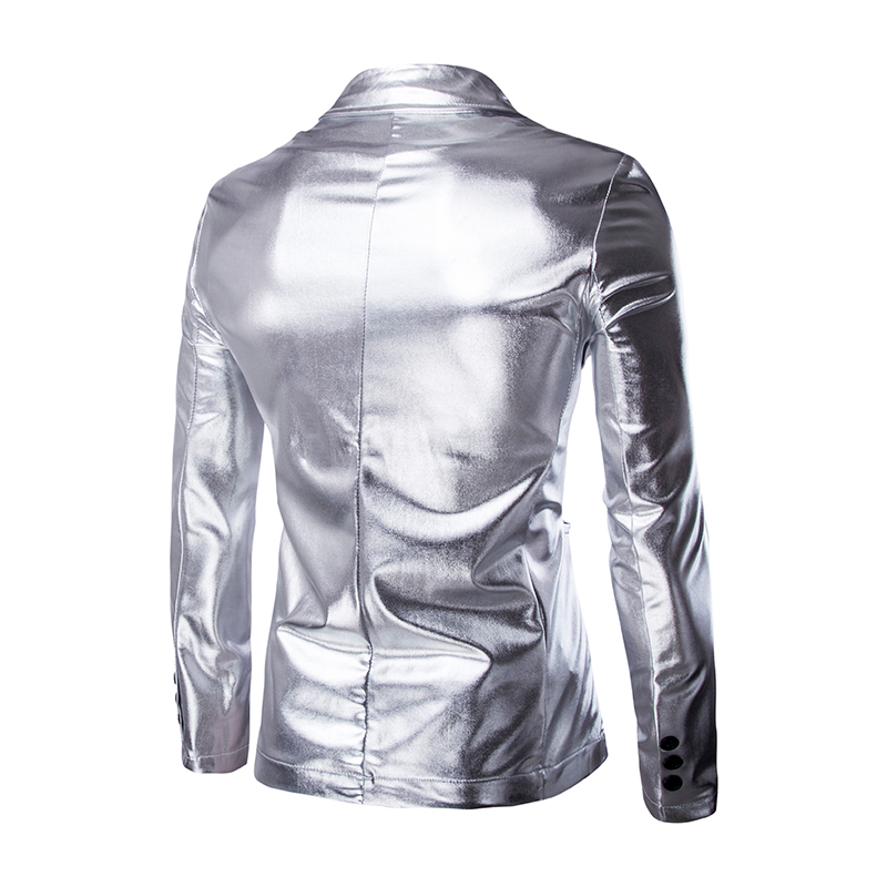 Nuovo completo da uomo slim fit con viso luminoso placcato in oro ZT-A11_voghion.com