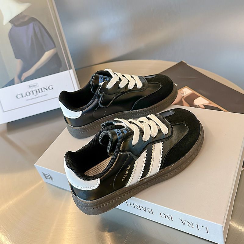 Pantofi sport pentru copii 2023 Toamna nouă din piele Gump pentru băieți și fete, pantofi sport la modă pentru campus, pantofi casual_voghion.com