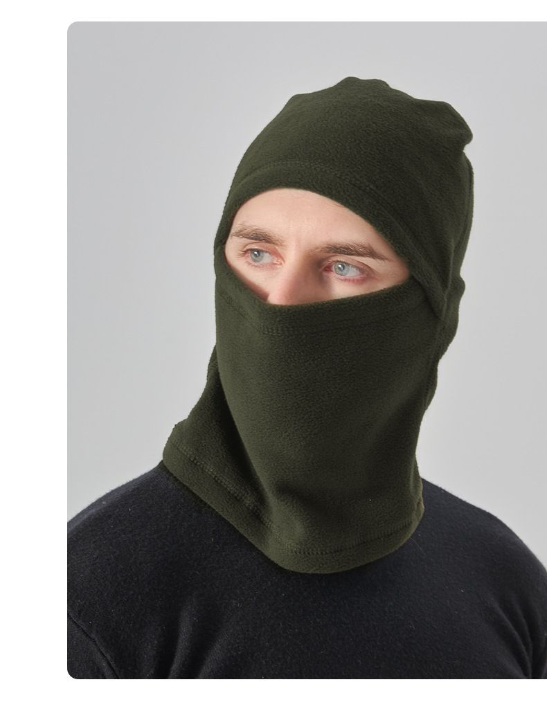 Höstvinter varm ansiktsmask med tjock polarfleece för anti-kallskidåkning, multifunktionell nacke och vind_voghion.com