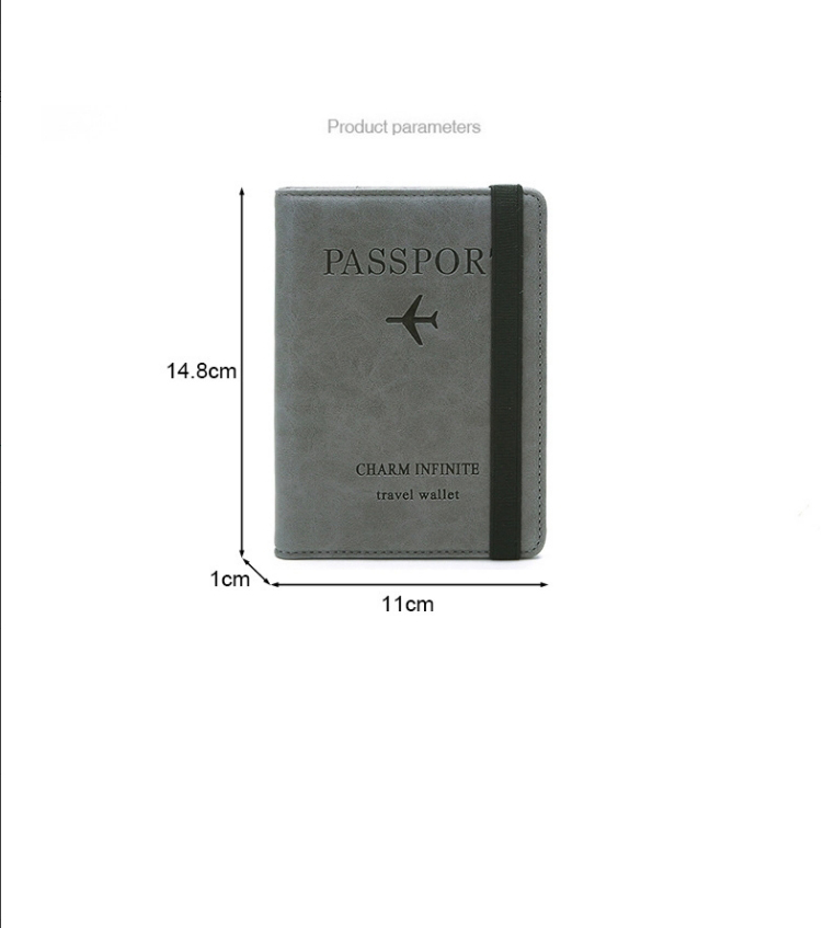 Kingsons RFID(Anti Theft Secure) Wallet Multifunction Passport Wallet Ultrathin Passport Bank Credit Card Holder Travel Wallet_voghion.com