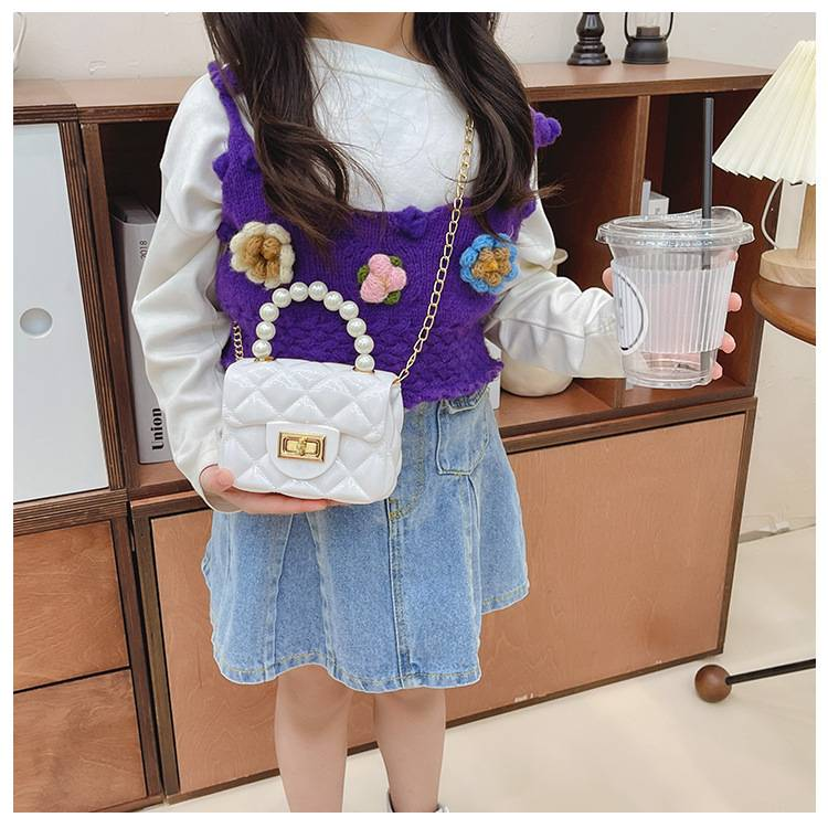 Jelly Bag Mini-Handtasche für Kinder – süße Kinder-Umhängetasche für Mädchen, stylische Mini-Geldbörse für Studenten, ideal für kleine Mädchen_voghion.com