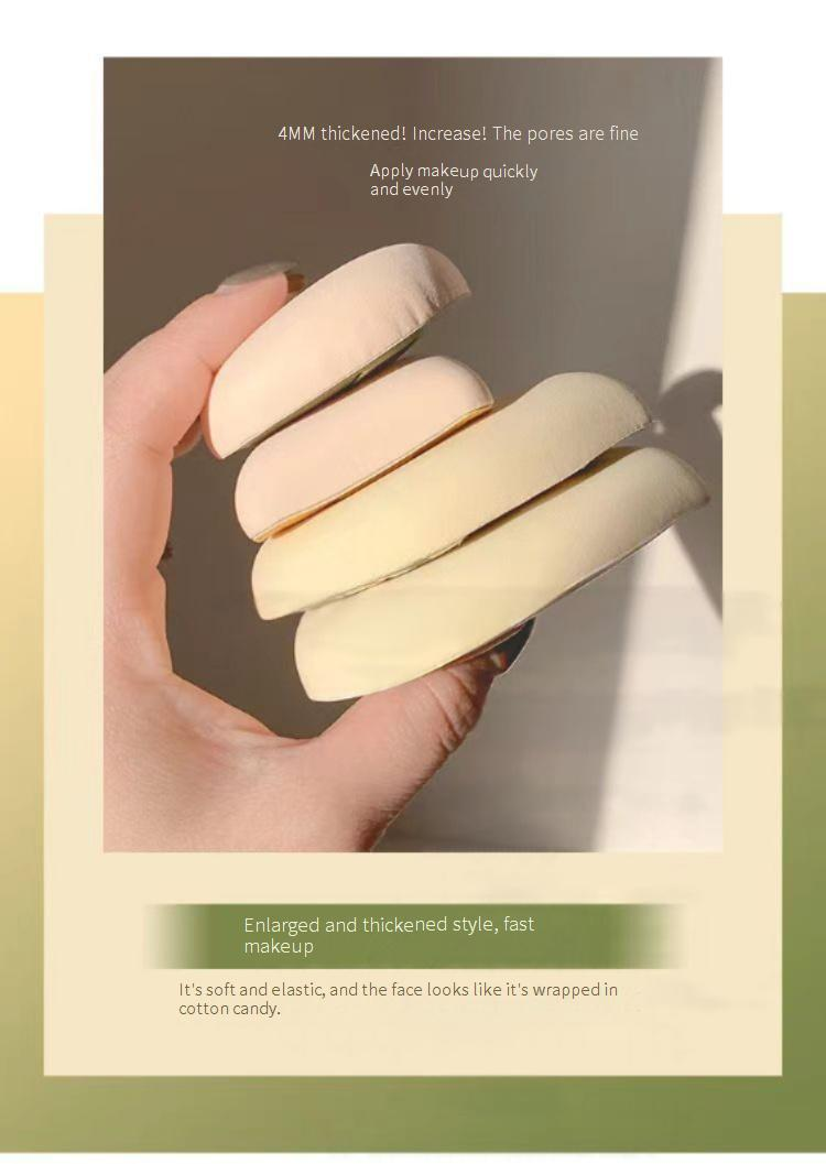 Pamuklu Pedler 100 Puan Marshmallow Hava Pudra Puf Hava Yastığı Pudra Yemez Kuru Islak Çift Kullanımlı Yumuşak XL Güzellik Yumurta Kalın Pudra Puf_voghion.com