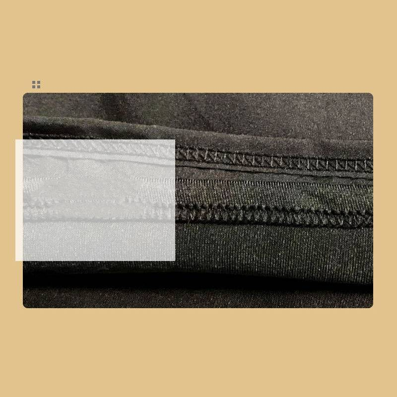 Bañador de secado rápido de doble capa para hombre, antivergüenza, de ángulo plano, conjunto esencial de equipo de natación._voghion.com
