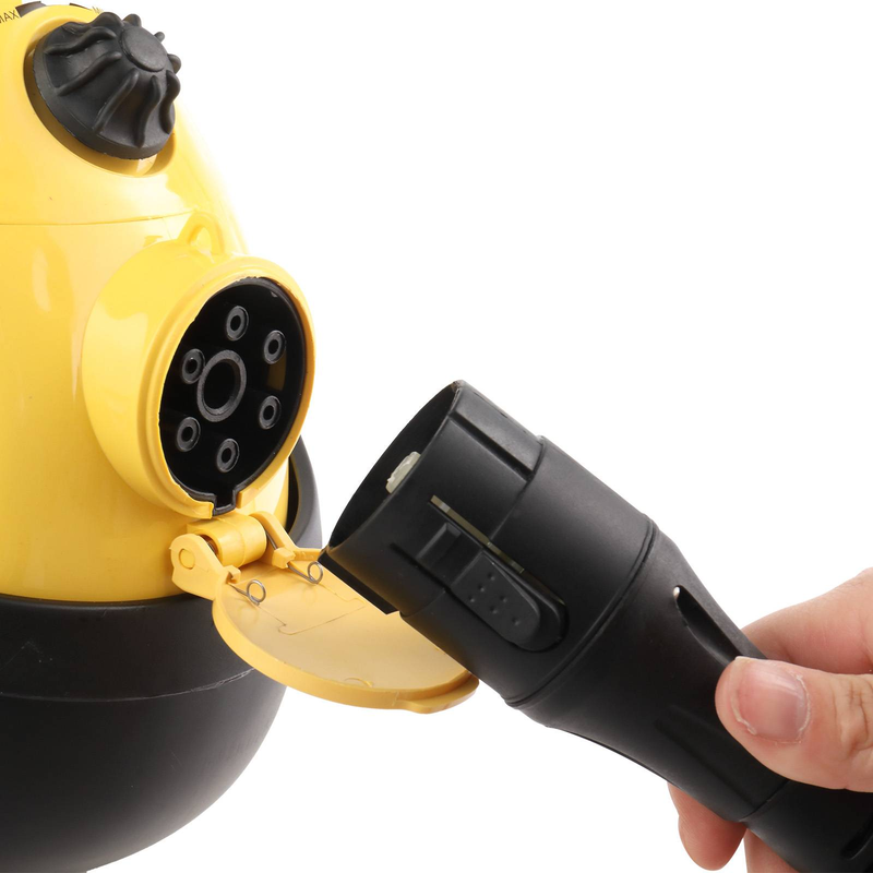 Mehrzweck-Dampfreiniger mit 19 Zubehörteilen, tragbarer Dampfreiniger mit 1,2-Liter-Tank für Fußböden, Teppiche, Fenster, Autos und mehr, 1500 W_voghion.com