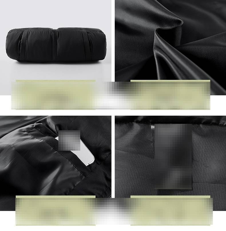 Chaleco cálido sin mangas, grueso, con bloques de color y holgado, para otoño e invierno, para hombre_voghion.com