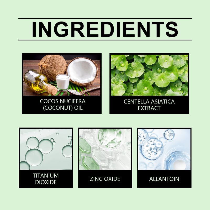 Eelhoe Centella Protective Cream Summer Uv Isolation Refreshing Non-Sticky Moisturizing Protective Cream_voghion.com