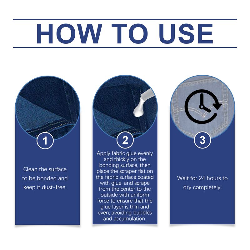 Jue-Fish Multi-Functional Fabric Glue Repair Clothing Pattern Holes Leather Insole Multi-Functional Fabric Glue_voghion.com