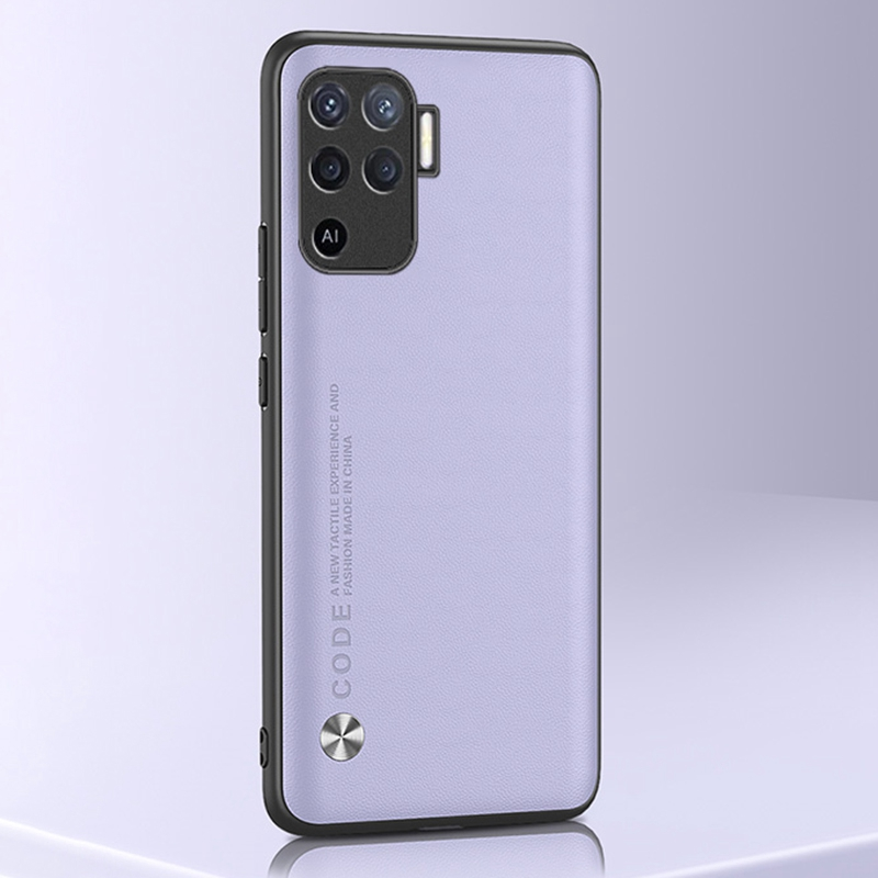 Voor OPPO A36 A76 A96 Luxe PU Leather Case Voor OPPO A54 A74 A94 A55 A95 4G 5G Achterkant Matte Siliconen Bescherming Phon_voghion.com