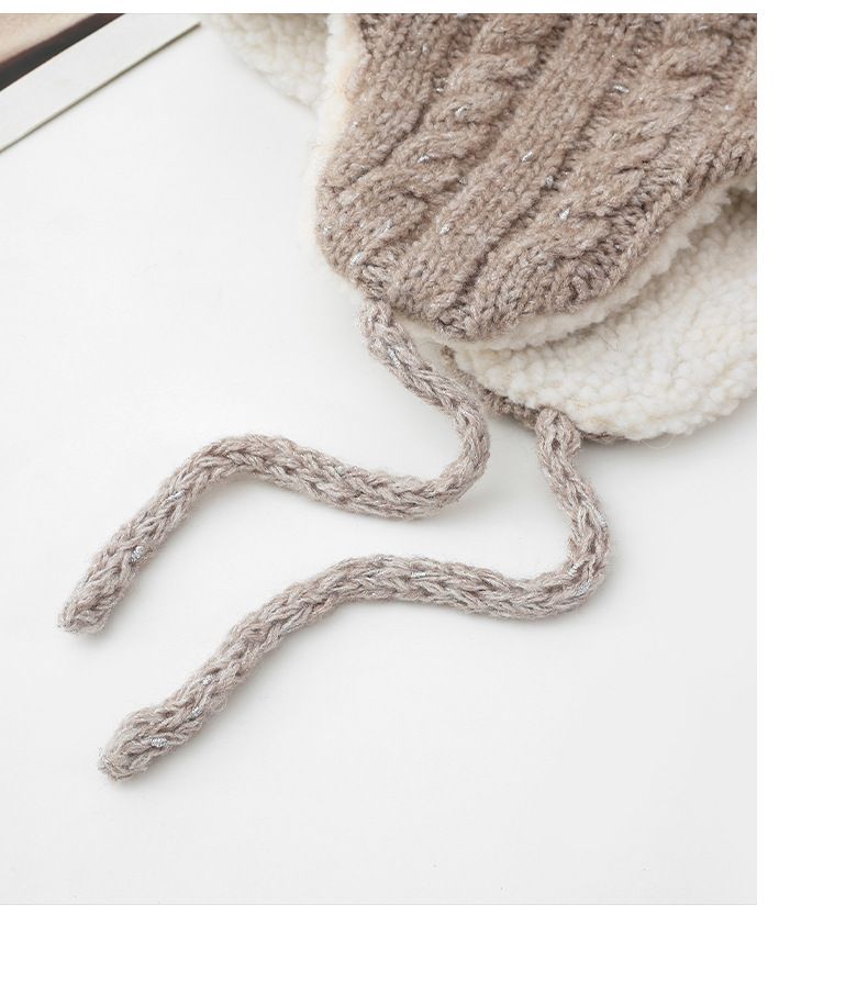 Women's Autumn Winter Retro Plush Lei Feng Versatile British Style Patched Knitted Cold-Proof Warm Hat New_voghion.com