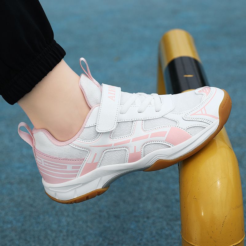 Professionelle Badmintonschuhe für Jungen und Mädchen, atmungsaktive Mesh-Tischtennisschuhe, Kinder-Sneaker, rutschfeste Kinder-Trainingsschuhe_voghion.com