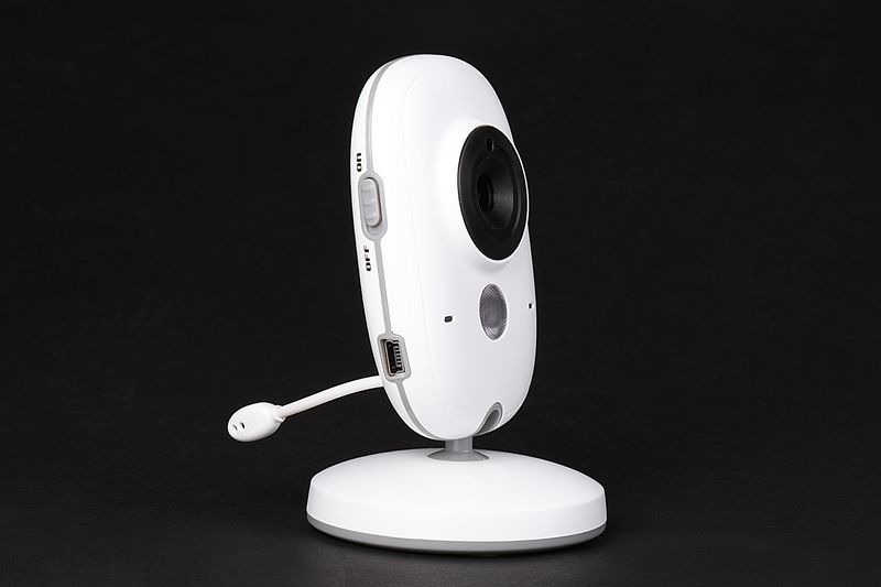 Câmera sem fio para monitoramento de bebês - Vídeo HD, áudio bidirecional, visão noturna, segurança interna para berçário_voghion.com