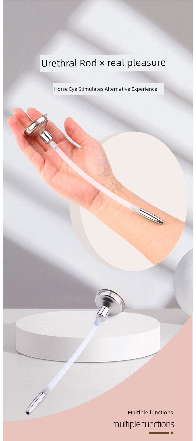 Harnröhrenröhre Pferdeauge Stick Erweiterung Masturbationsgerät Trichter Blasenbewässerung Schmieröl Alternative Männlich_voghion.com
