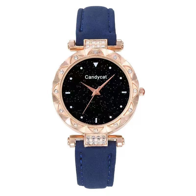 Starry Sky Watch Women's Fashion Trend Simple Women's Watch Student Two-piece Gift Watch Daily Commuter Casual Birthday Valentine's Day Gift_voghion.com
