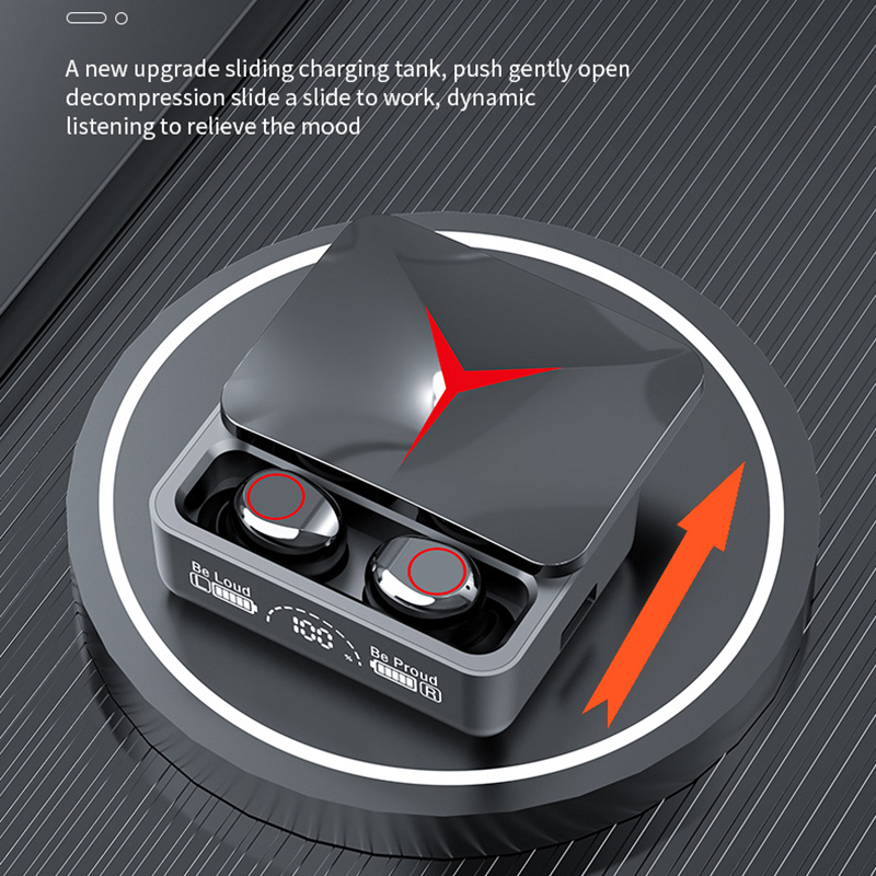 M90 TWS Cuffie wireless Auricolari da gioco Bluetooth 5.3 Auricolari sportivi Cuffie musicali_voghion.com