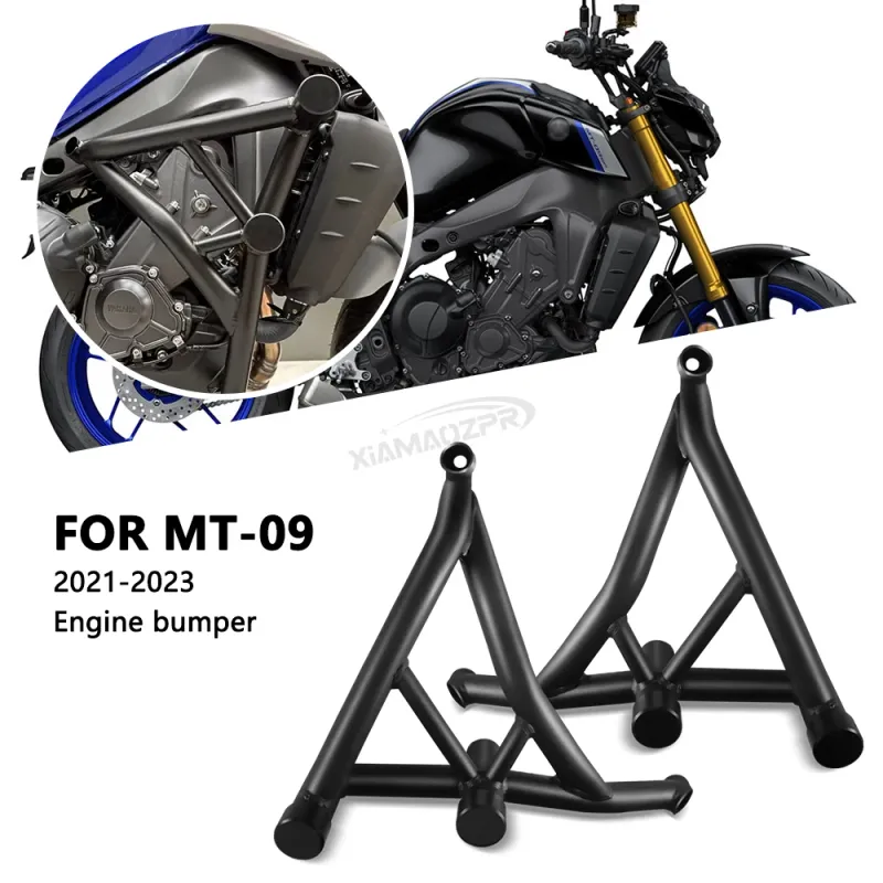 POUR MT-09 FZ-09 mt09 Accessoires de moto Protection moteur Barre anti-collision Pare-chocs MT09 mt09 protection moteur_voghion.com