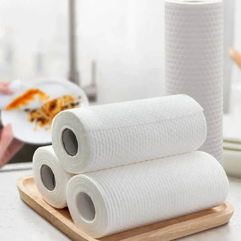 Stracci monouso da cucina, panni per la pulizia riutilizzabili in tessuto non tessuto, asciugamani per il lavaggio della casa, strofinacci, salviette per la pulizia dei panni, strumenti per la pulizia dei panni_voghion.com