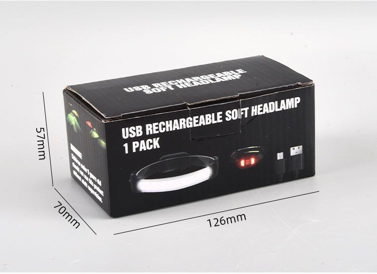 LED induction headlight Type-C charging portable outdoor running and cycling lamp head wearable fishing light_voghion.com