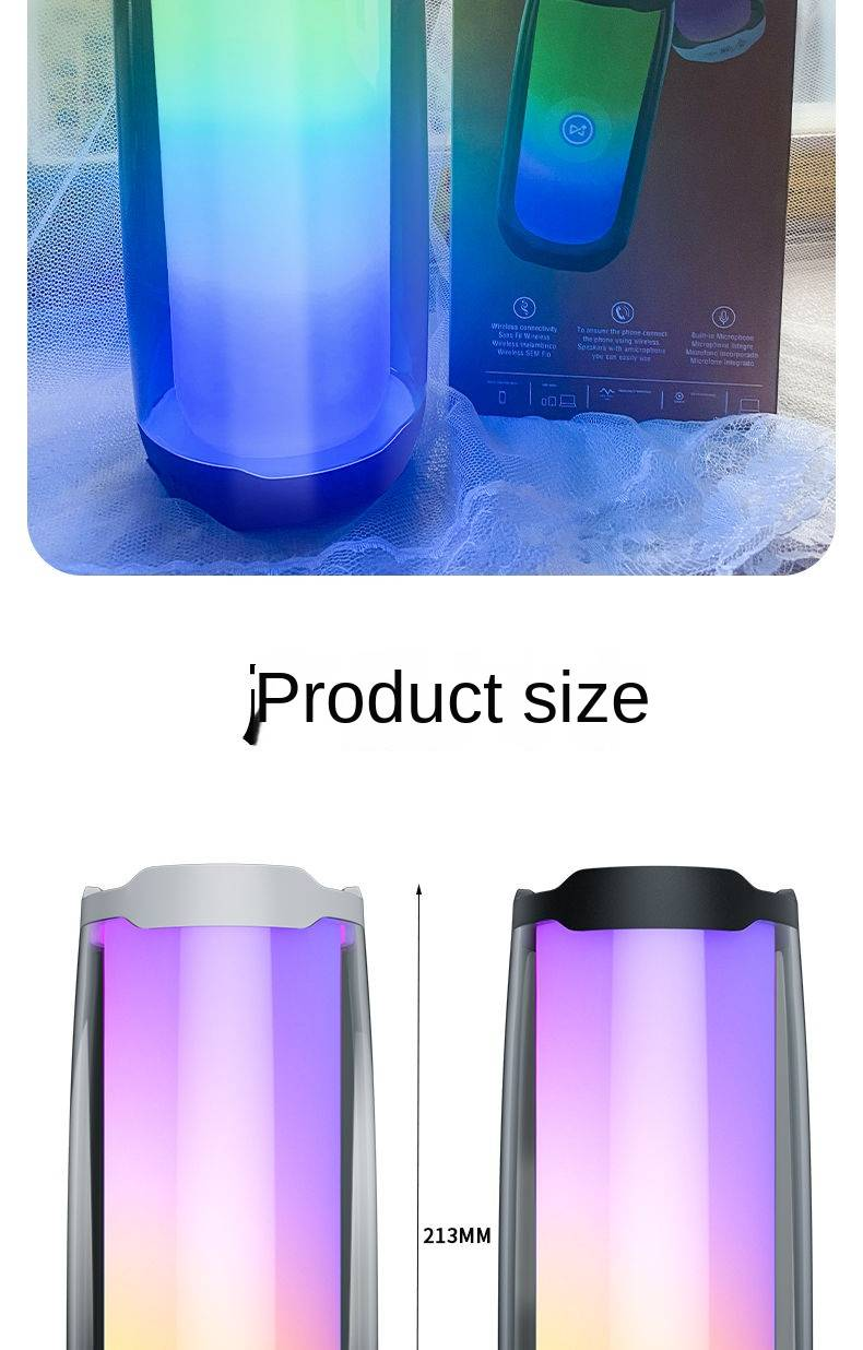 Top Pulse4 Bluetooth Wireless Speaker Pulse 4th Generation Computer Music Outdoor Subwoofer Speaker_voghion.com