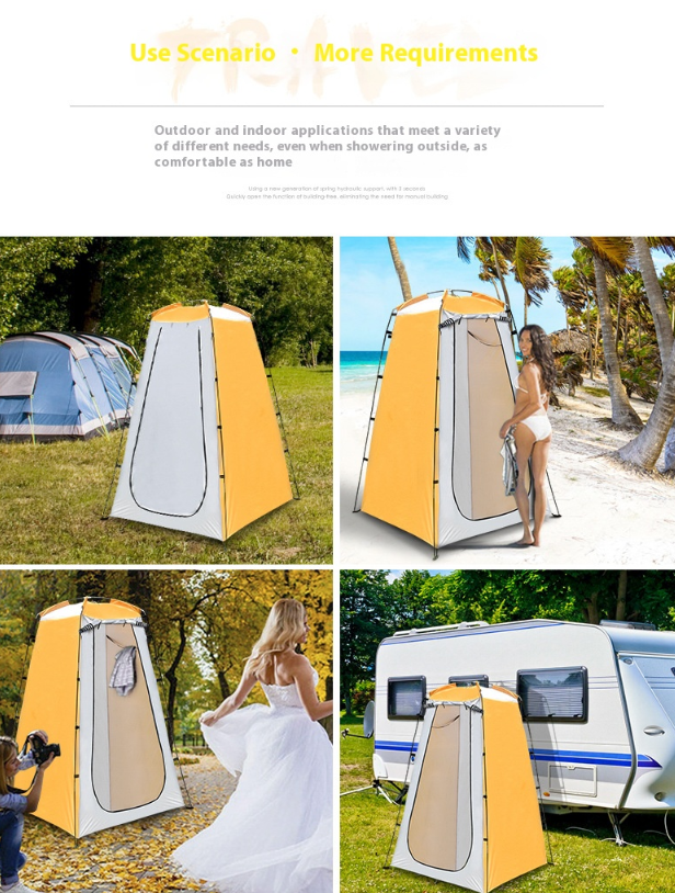 Nueva tienda de baño para cambiarse, inodoro portátil, vestuario, soporte para acampar, tienda de ducha al aire libre_voghion.com