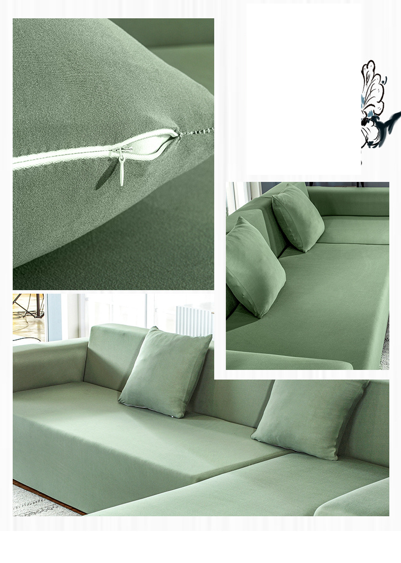 tessuto elastico combinato in seta di ghiaccio spazzolata 123 tutto compreso quattro stagioni produttore transfrontaliero copridivano chaise longue a L_voghion.com