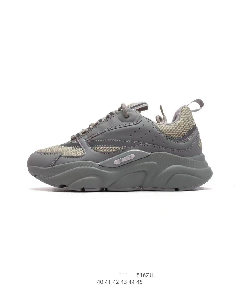B22 Mesh-Leder-Logo-Riemen Low Cut Sport- und Freizeitschuhe für Herren_voghion.com