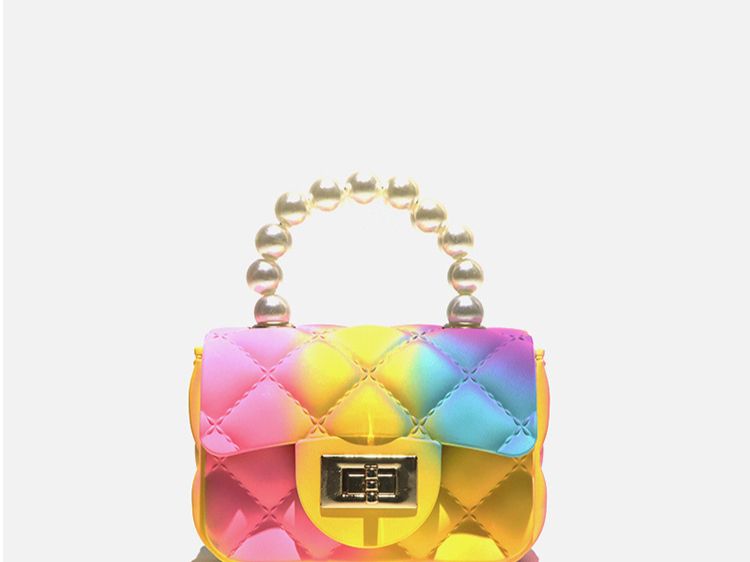 Mini borsa color caramella - Borsa a tracolla trapuntata con tracolla a catena staccabile, piccola borsa a tracolla quadrata per donna_voghion.com