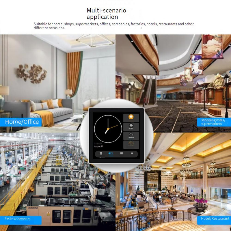 Tuya Smart Home 4 Way Control Panel Intelligent Zigbee Switch 86 Wireless Scene Panel_voghion.com