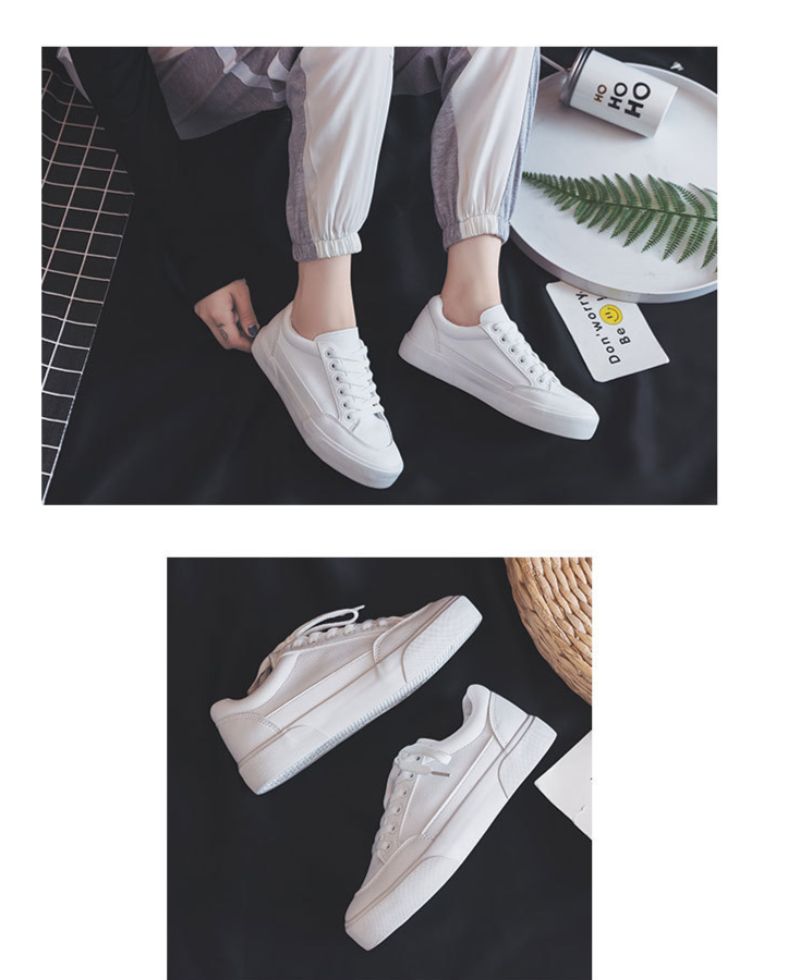 ddoo Spring White Women's Shoes 2024 Spring And Autumn New Student Korean Style Versatile Sneakers_voghion.com
