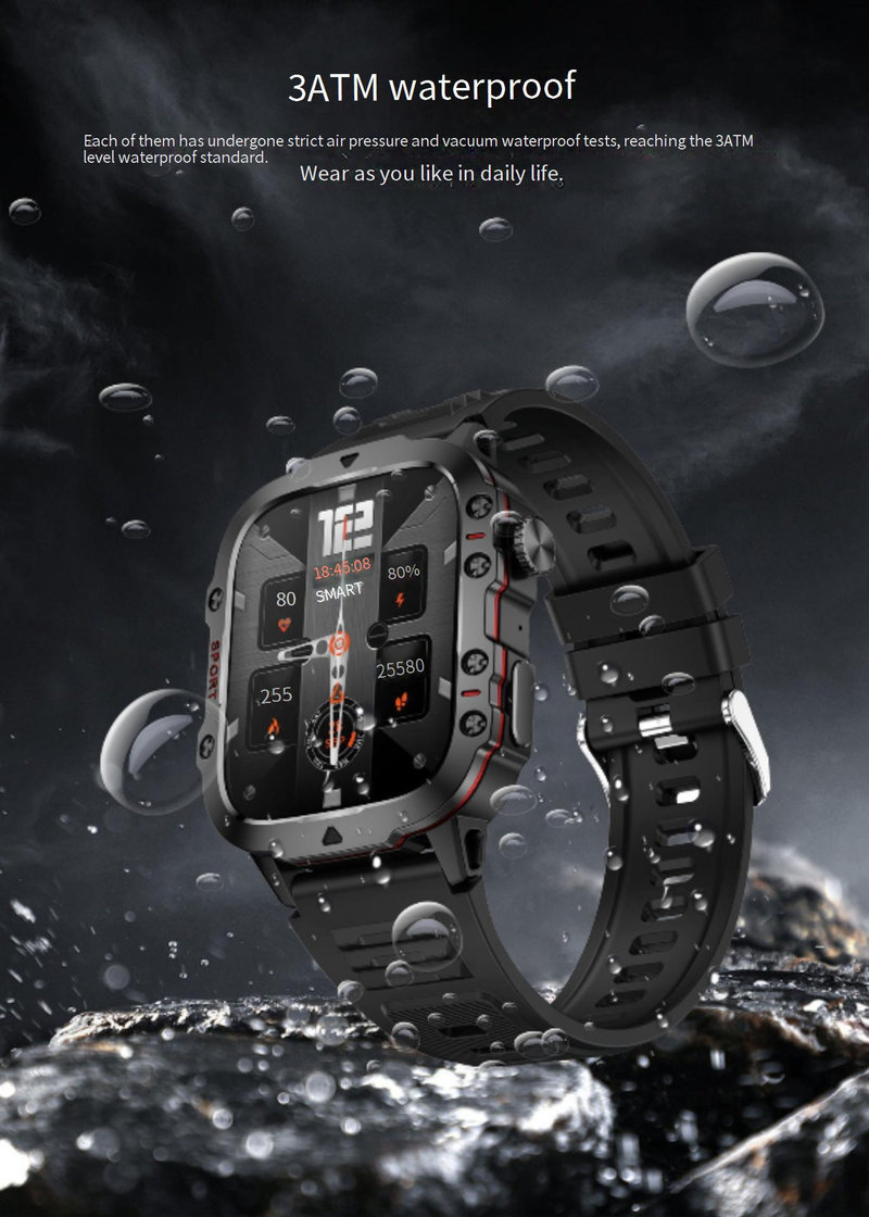 Smart Watches New QX11 Smart Watch Bluetooth Call Heart Rate Blood Pressure Body Temperature Monitoring Outdoor Three Proof Health Sports_voghion.com