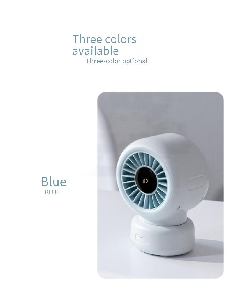 Baby Stroller Fan With 360° Rotation - Portable Clip-on Desk Fan For Home Outdoor & Travel (3-Speed USB Rechargeable Quiet Cooling)_voghion.com