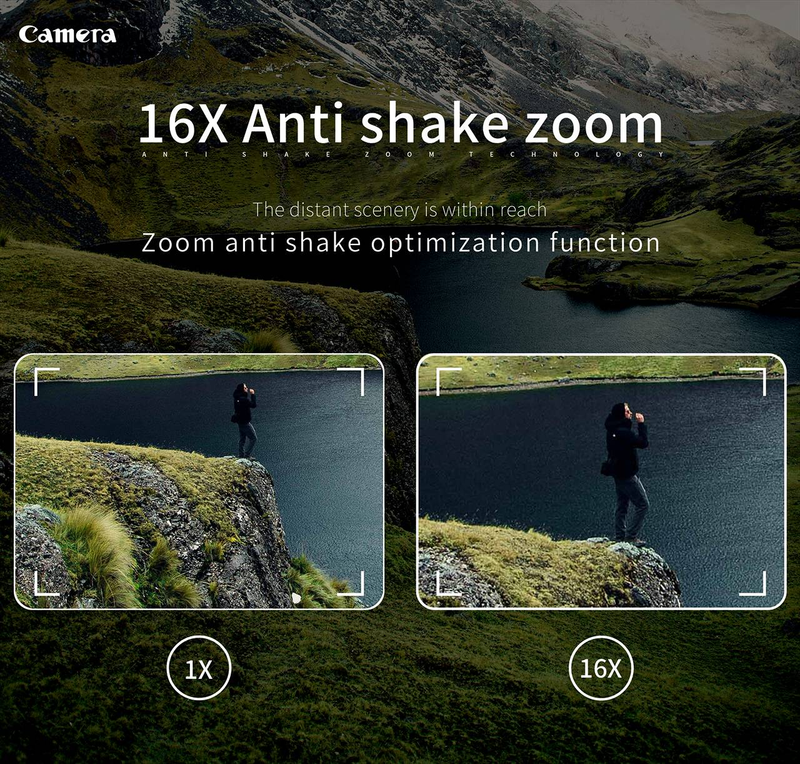Nueva cámara de vídeo digital D5 HD WiFi DSLR 4K con doble cámara de 64,0 millones de píxeles y visión nocturna._voghion.com