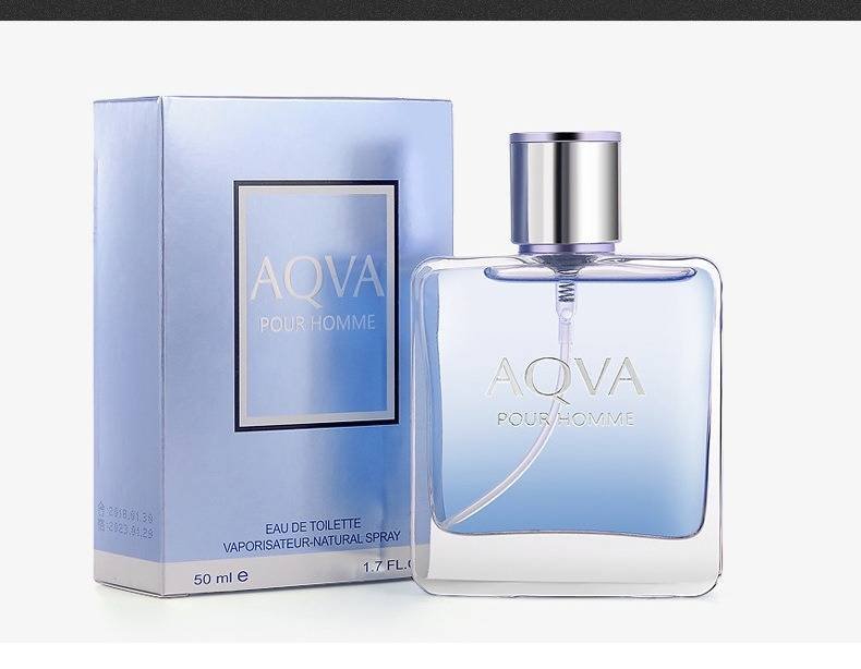 Parfum léger de niche Fougère longue durée pour homme Azure Blue 50 ml pour lieu de travail, boîte de nuit, Sea King, parfum charmant pour femme_voghion.com