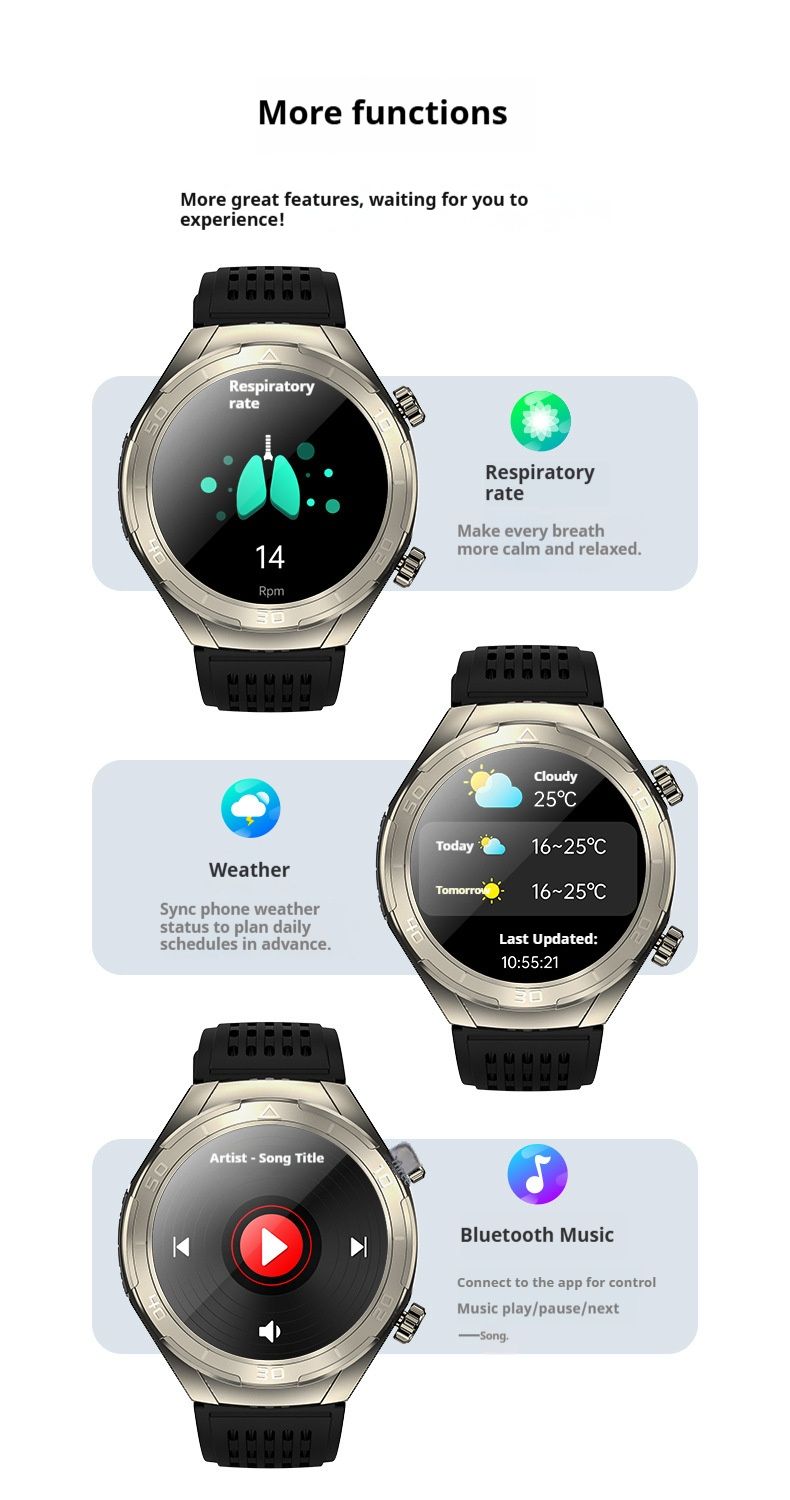 Smart Watch – ECG, Blood Oxygen, Bluetooth Calling, Sleep Tracker, 14-Day Battery, Waterproof, IOS/Android Compatible_voghion.com