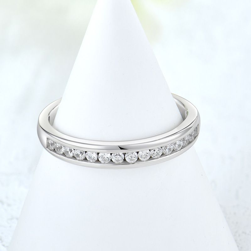 Inel clasic retro din argint sterling cu zirconiu și diamant_voghion.com