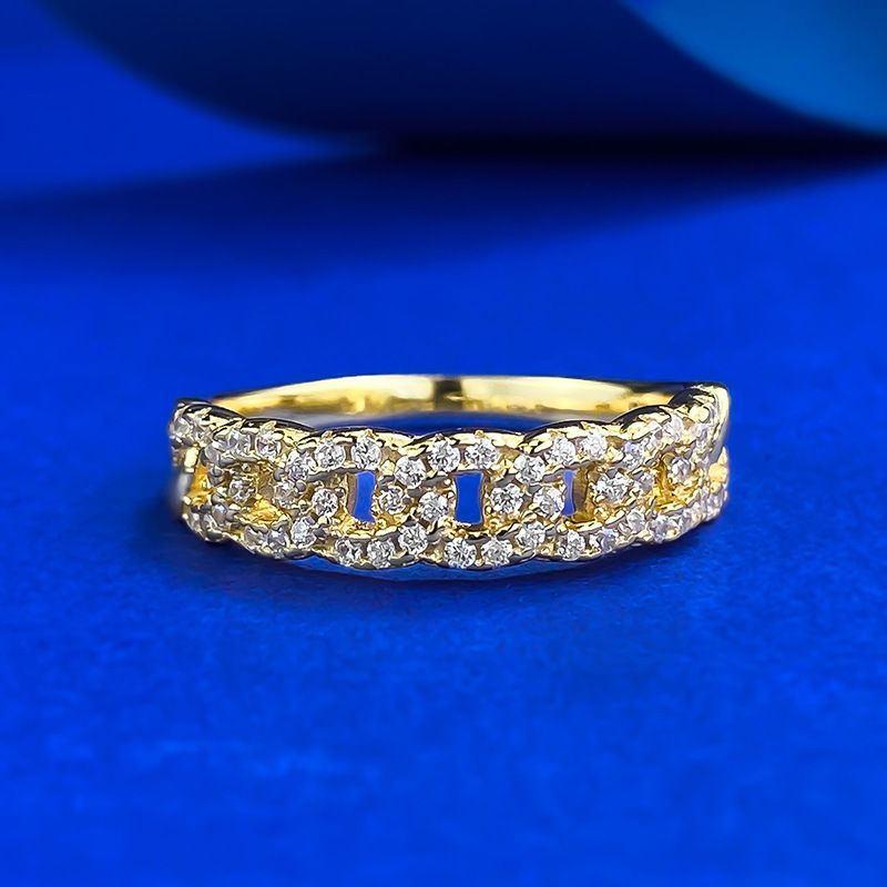 Mujing Jewelry 2022 Nuovo anello in argento stile cubano INS_voghion.com
