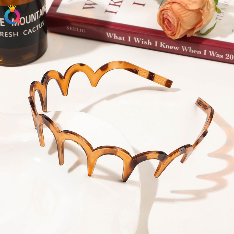 Hot Selling PC Wave Headband Face Washing Headband With Teeth Non Slip Hair Band High End Yiwu Hairpin Hair Accessories Wholesale_voghion.com