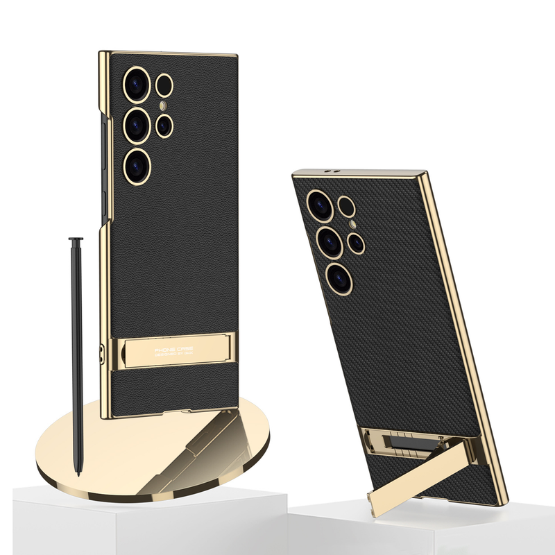GKK geschikt voor Samsung telefoon Triumph stand S24 Ultra creatieve beschermende gegalvaniseerde hoes_voghion.com