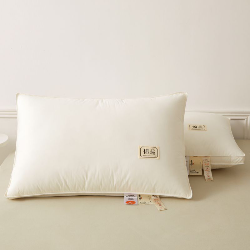 Hotel-Style Adjustable Height Pillow (48x74cm) - Dual-Sided Polyester Fiber Pillow For Cervical Support, Medium Firmness, Machine Washable_voghion.com