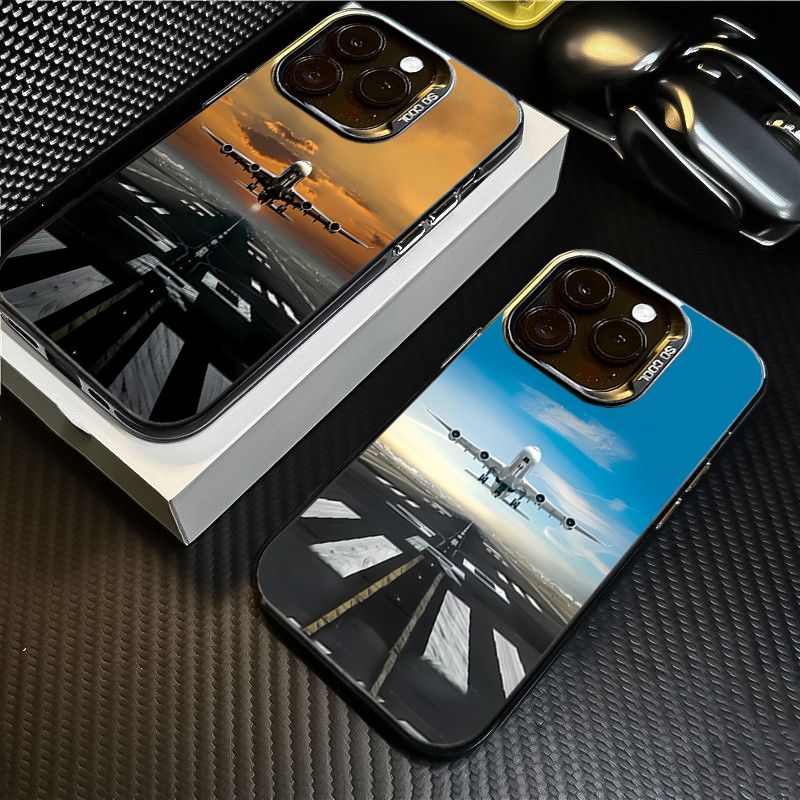 Phone Case For Samsung S25 S24 S23FE S22 Plus Ultra Super Airplane Festival Dazzling Cover For Galaxy A16 A54 A34 A15 A55 A35 5G_voghion.com