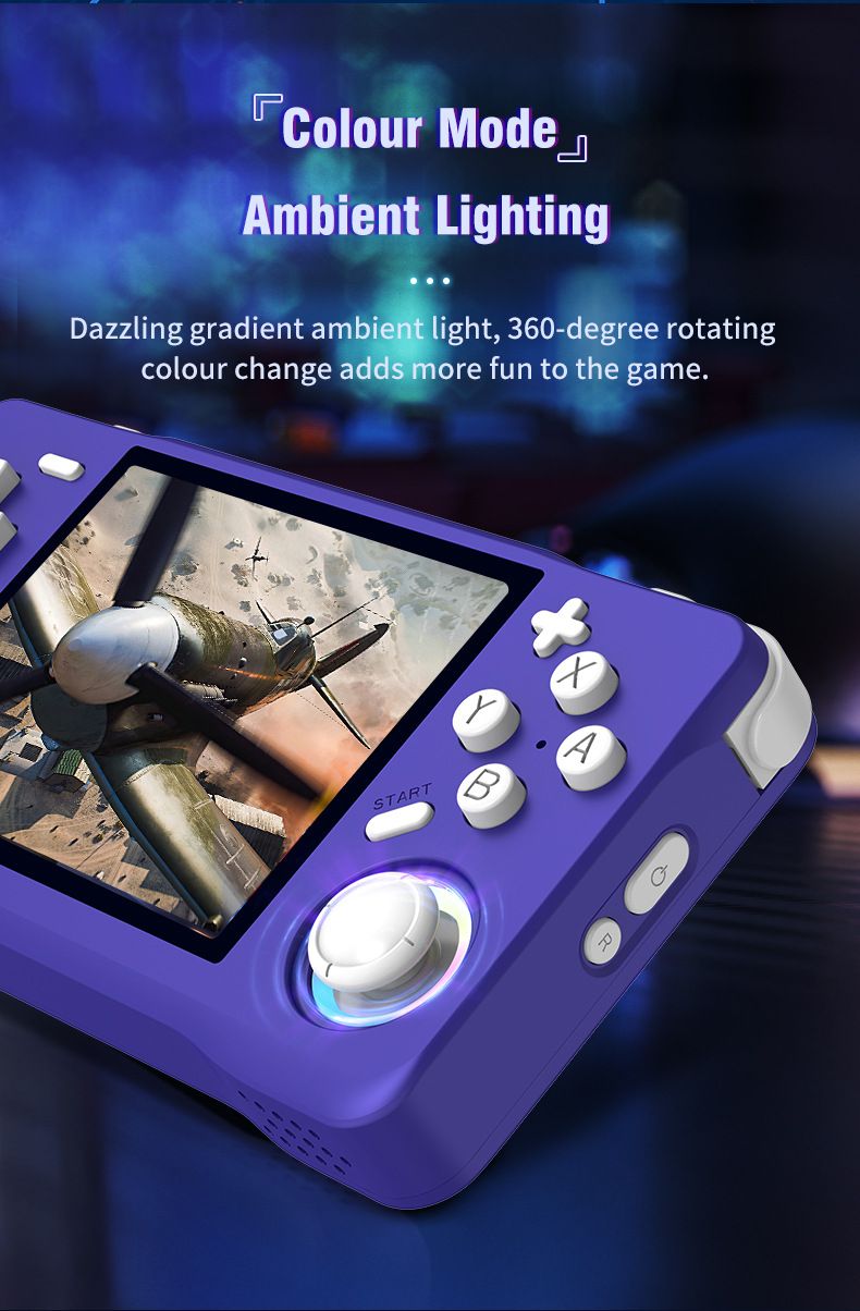 New Open Source Game XF35H HD Large Screen Nostalgic Arcade PSP Portable GBA Handheld Console_voghion.com