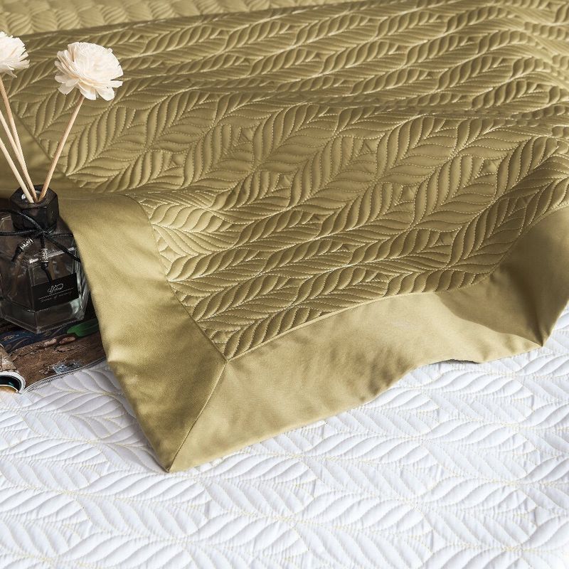 Copriletto in cotone di alta qualità, 100 pezzi, set da tre pezzi, trapuntato in cotone a fibra lunga, lenzuolo trapuntato in puro cotone, trapuntato da 1,8 m._voghion.com