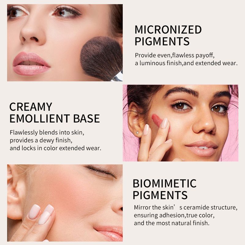 Missrose Yeni Altın İnci Allık Pudrası Mat Sekiz Renkli Kontur Allık Paletini Aydınlatır_voghion.com