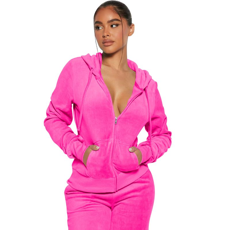 Damenbekleidung neue Mode lässig Silberfuchs Wolle Strickjacke zweiteiliger Anzug Samt Hose Sets_voghion.com
