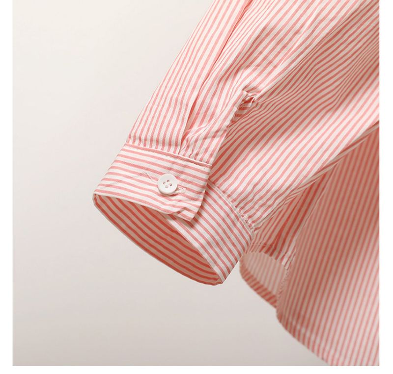Camicia giapponese in cotone con maniche lunghe e ricamo in stile college_voghion.com