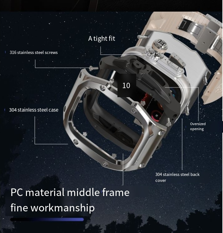 for Aple iWatch Ultra universal 49MM metall fallsikker klokkebeskyttelse_voghion.com