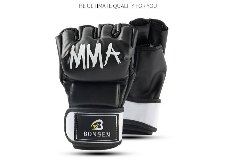 BonSem Halbfinger-Boxhandschuhe MMA-Handschuhe Sanda Fighting Boxsackhandschuhe Boxhandschuhe Hersteller Großhandel_voghion.com