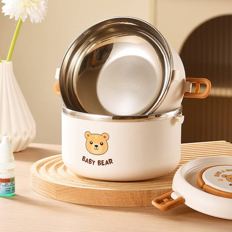 Portable, Leak-proof, Stackable Stainless Insulated Lunch Box, Three-layer Insulated Bento Box, Food Container With Insulated Bag And Folding Spoon_voghion.com