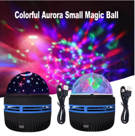 Proyector LED de estrellas y galaxia, luces nocturnas, proyector de cielo estrellado, iluminación navideña con rotación automática, 5 V, USB, para habitación, dormitorio, decoración del hogar_voghion.com