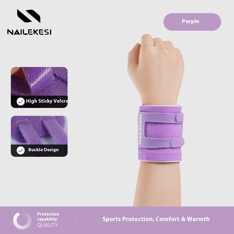 Ultra-Thin Wrist Brace For Gym, Yoga & Sports - TFCC Support For Tendonitis & Sprains - Breathable Nylon/Polyester Wrist Wrap For Men & Women_voghion.com